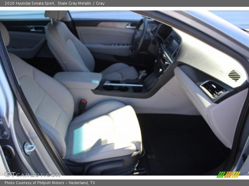Shale Gray Metallic / Gray 2016 Hyundai Sonata Sport