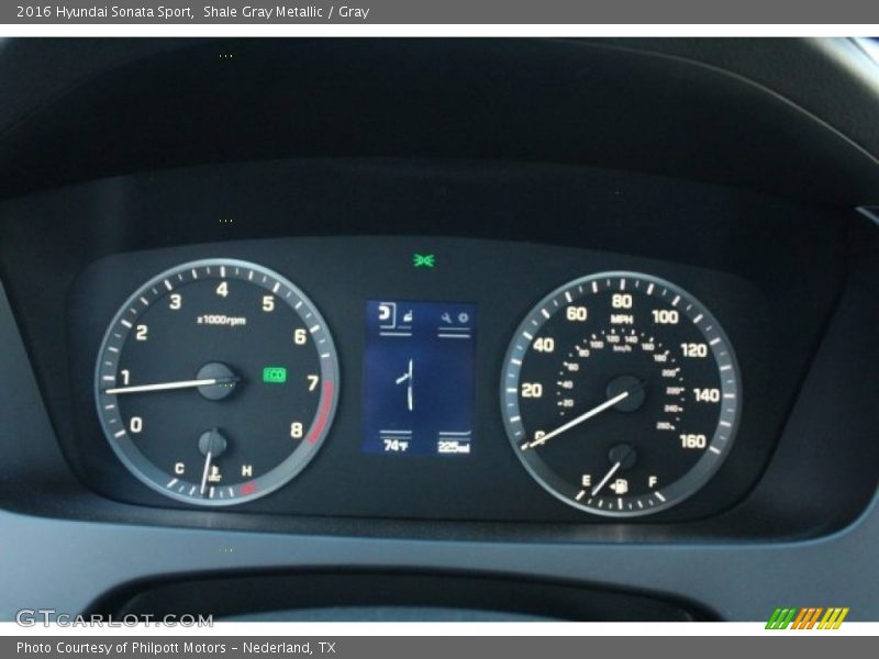 Shale Gray Metallic / Gray 2016 Hyundai Sonata Sport