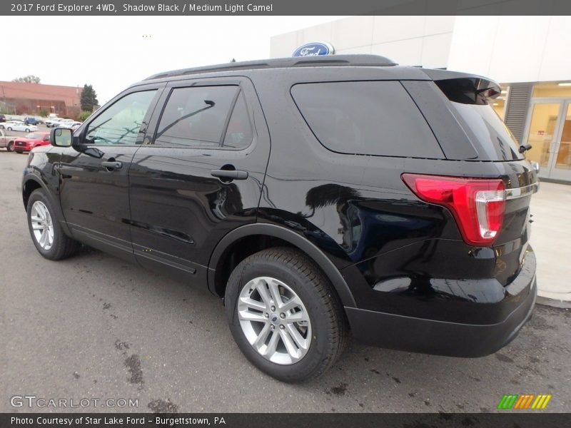 Shadow Black / Medium Light Camel 2017 Ford Explorer 4WD