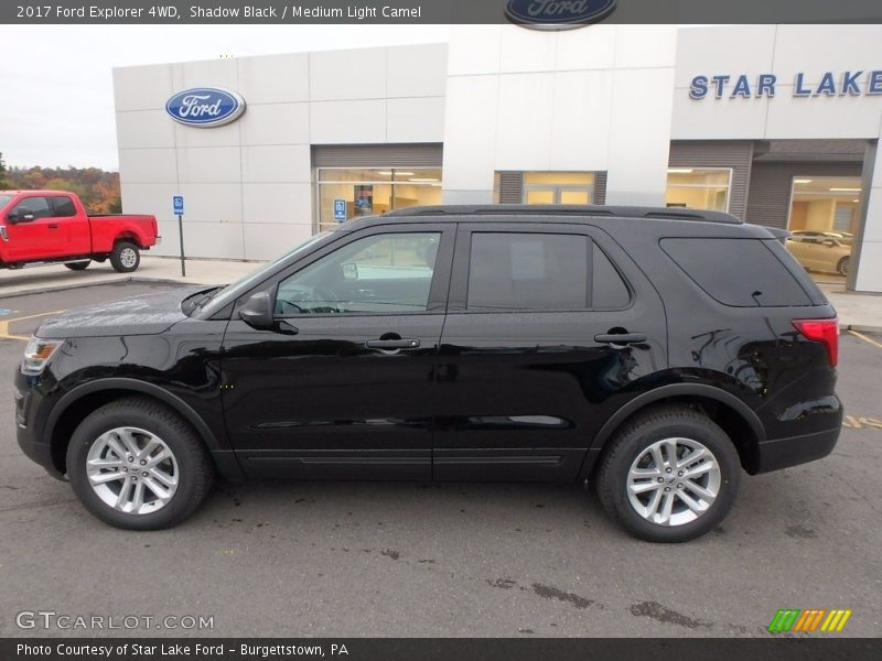 Shadow Black / Medium Light Camel 2017 Ford Explorer 4WD