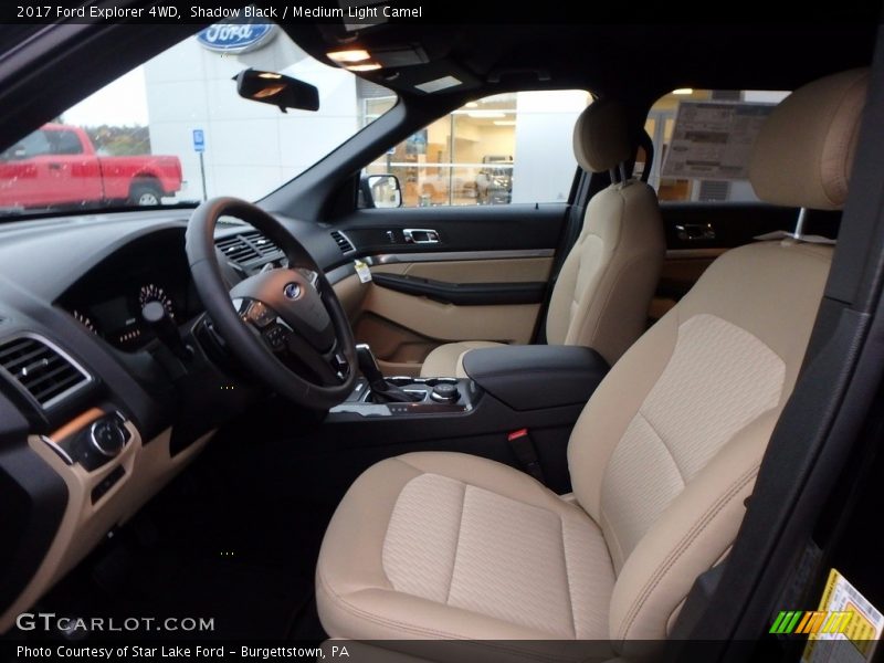 Shadow Black / Medium Light Camel 2017 Ford Explorer 4WD