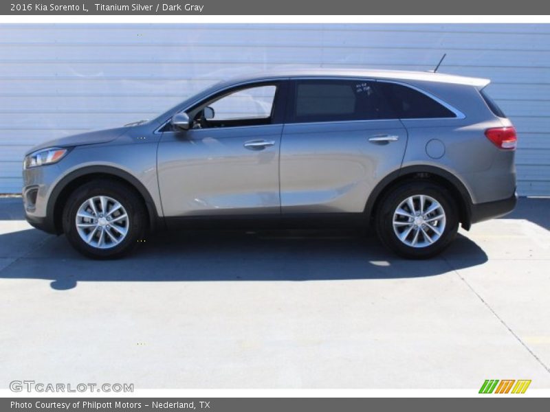 Titanium Silver / Dark Gray 2016 Kia Sorento L