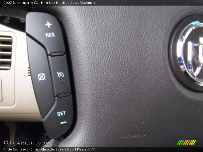 Ming Blue Metallic / Cocoa/Cashmere 2007 Buick Lucerne CX