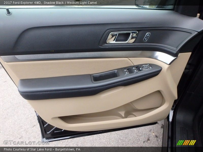 Shadow Black / Medium Light Camel 2017 Ford Explorer 4WD