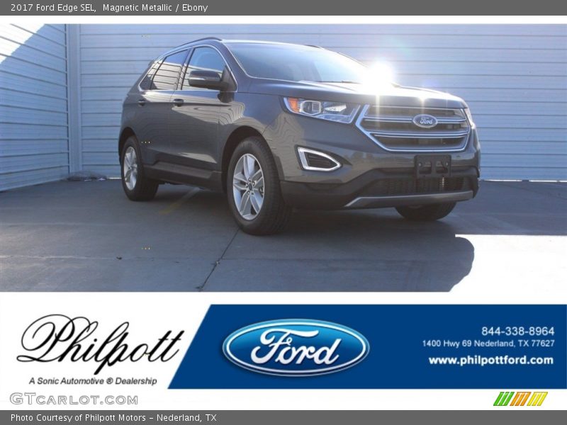 Magnetic Metallic / Ebony 2017 Ford Edge SEL