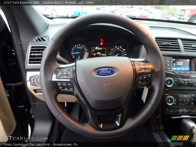Shadow Black / Medium Light Camel 2017 Ford Explorer 4WD