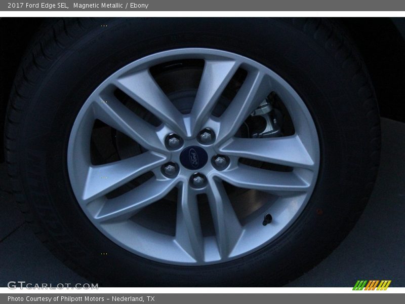 Magnetic Metallic / Ebony 2017 Ford Edge SEL