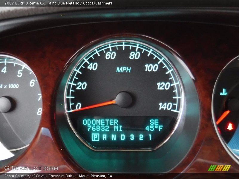 Ming Blue Metallic / Cocoa/Cashmere 2007 Buick Lucerne CX