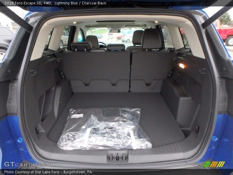 Lightning Blue / Charcoal Black 2018 Ford Escape SEL 4WD