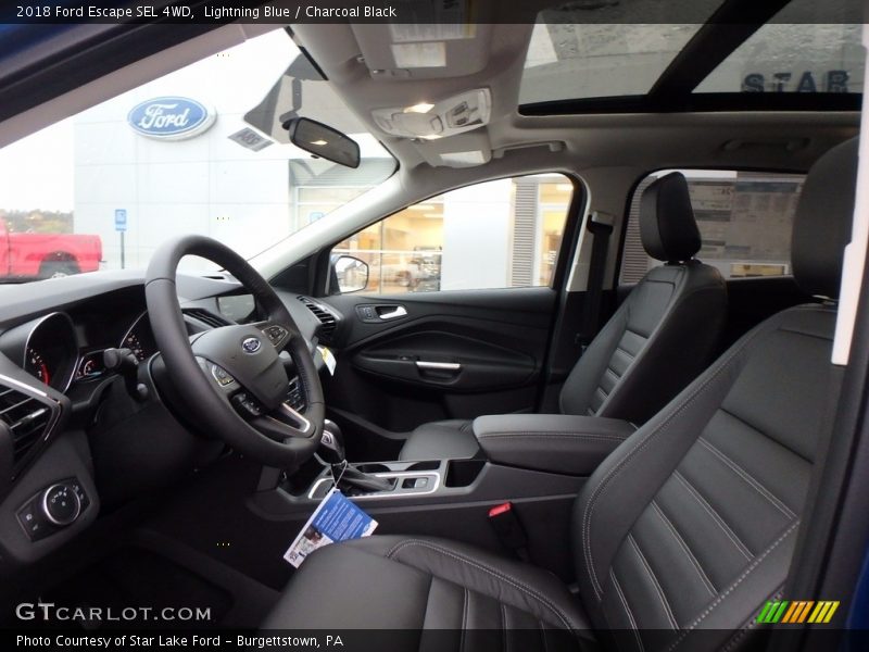 Front Seat of 2018 Escape SEL 4WD