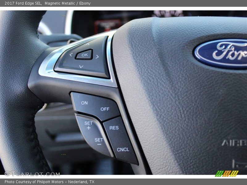 Magnetic Metallic / Ebony 2017 Ford Edge SEL