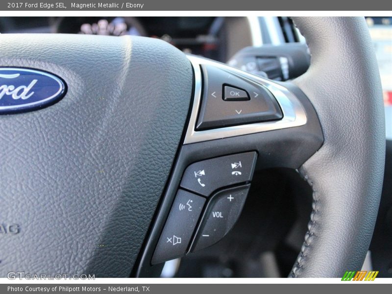 Magnetic Metallic / Ebony 2017 Ford Edge SEL