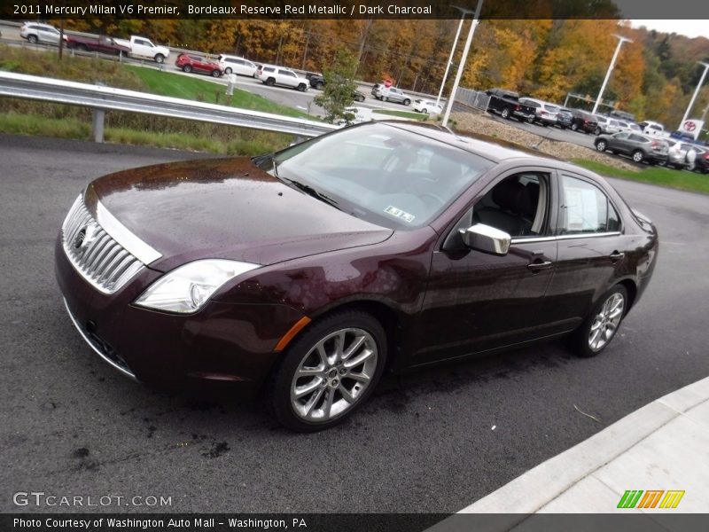 Bordeaux Reserve Red Metallic / Dark Charcoal 2011 Mercury Milan V6 Premier