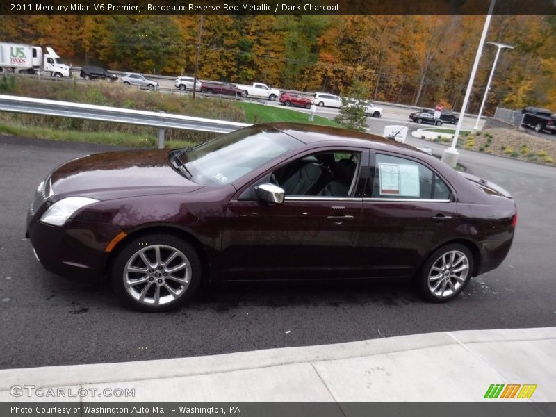 Bordeaux Reserve Red Metallic / Dark Charcoal 2011 Mercury Milan V6 Premier