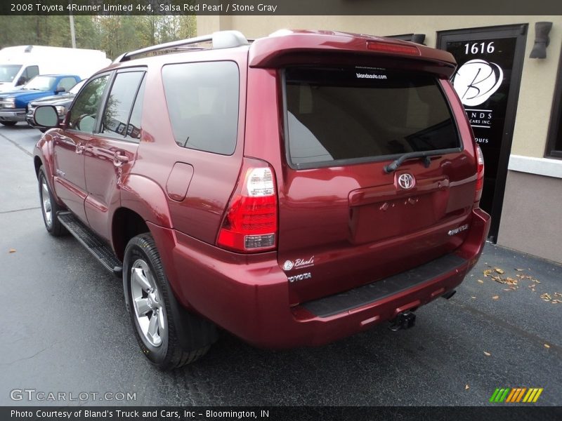 Salsa Red Pearl / Stone Gray 2008 Toyota 4Runner Limited 4x4