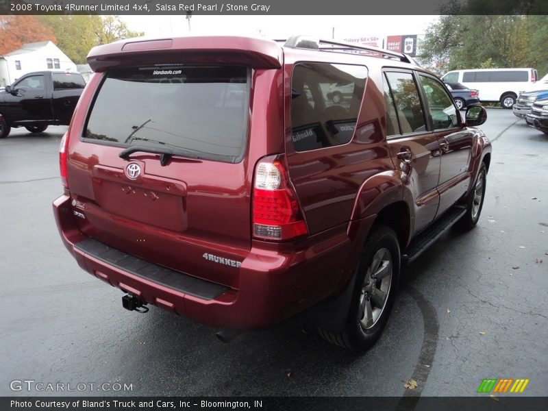 Salsa Red Pearl / Stone Gray 2008 Toyota 4Runner Limited 4x4