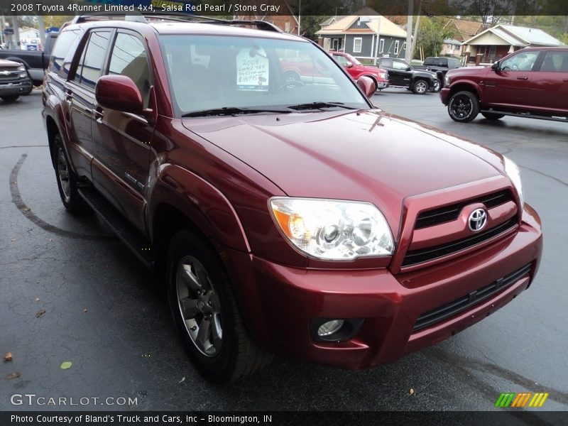 Salsa Red Pearl / Stone Gray 2008 Toyota 4Runner Limited 4x4