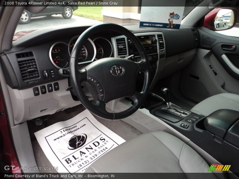 Salsa Red Pearl / Stone Gray 2008 Toyota 4Runner Limited 4x4