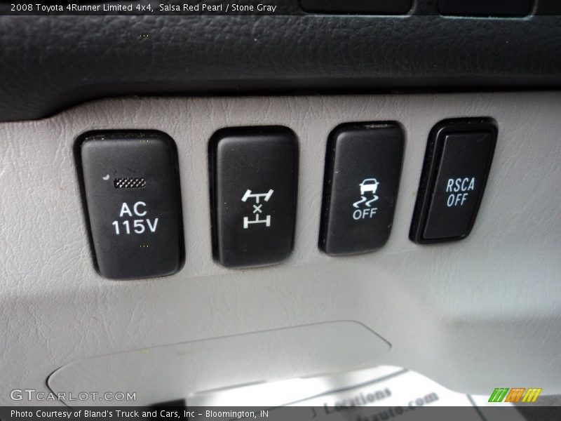 Salsa Red Pearl / Stone Gray 2008 Toyota 4Runner Limited 4x4
