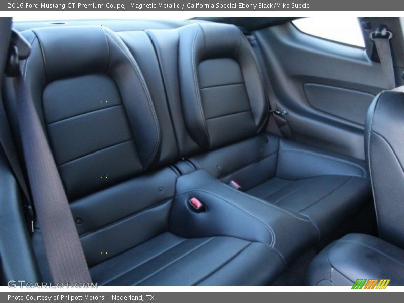 Magnetic Metallic / California Special Ebony Black/Miko Suede 2016 Ford Mustang GT Premium Coupe