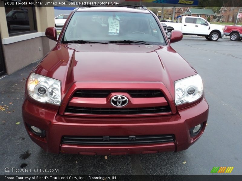 Salsa Red Pearl / Stone Gray 2008 Toyota 4Runner Limited 4x4