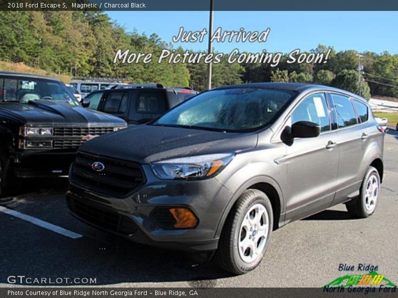 Magnetic / Charcoal Black 2018 Ford Escape S