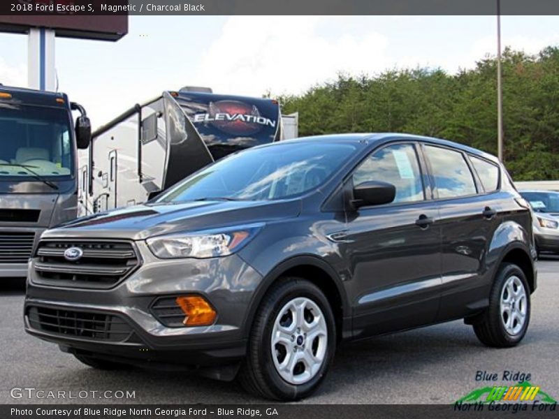 Magnetic / Charcoal Black 2018 Ford Escape S