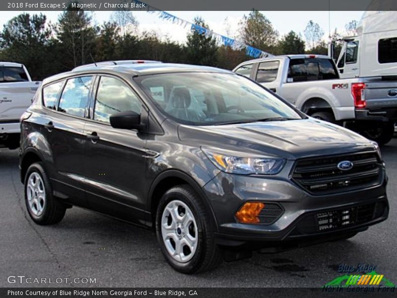 Magnetic / Charcoal Black 2018 Ford Escape S