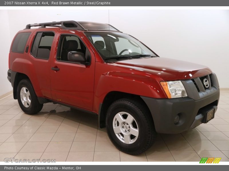 Red Brawn Metallic / Steel/Graphite 2007 Nissan Xterra X 4x4