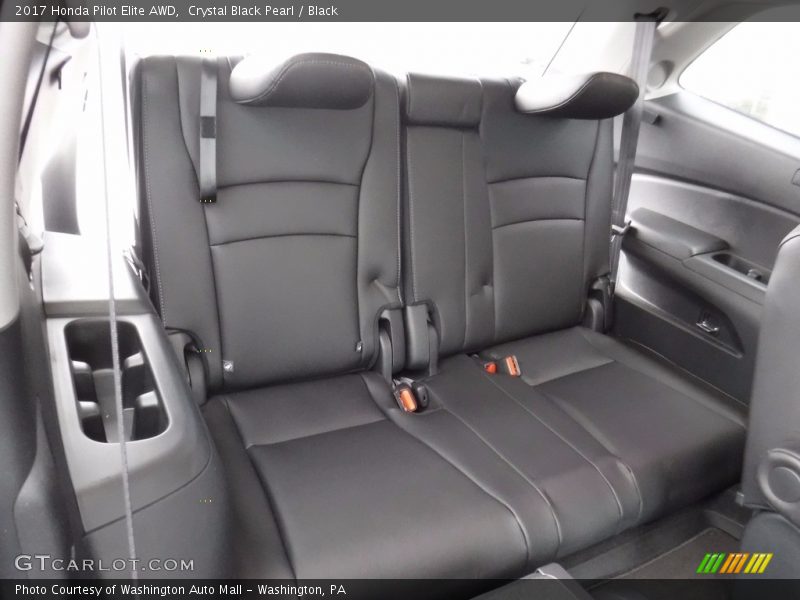 Crystal Black Pearl / Black 2017 Honda Pilot Elite AWD
