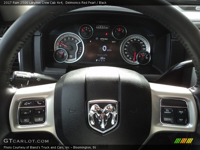Delmonico Red Pearl / Black 2017 Ram 2500 Laramie Crew Cab 4x4
