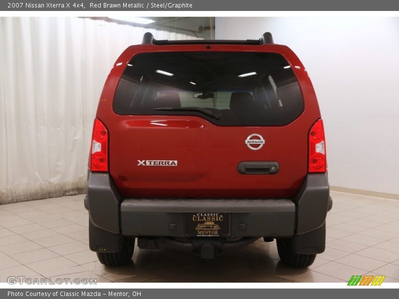 Red Brawn Metallic / Steel/Graphite 2007 Nissan Xterra X 4x4