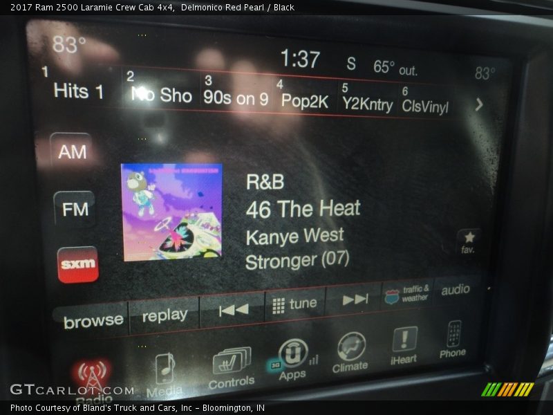 Delmonico Red Pearl / Black 2017 Ram 2500 Laramie Crew Cab 4x4