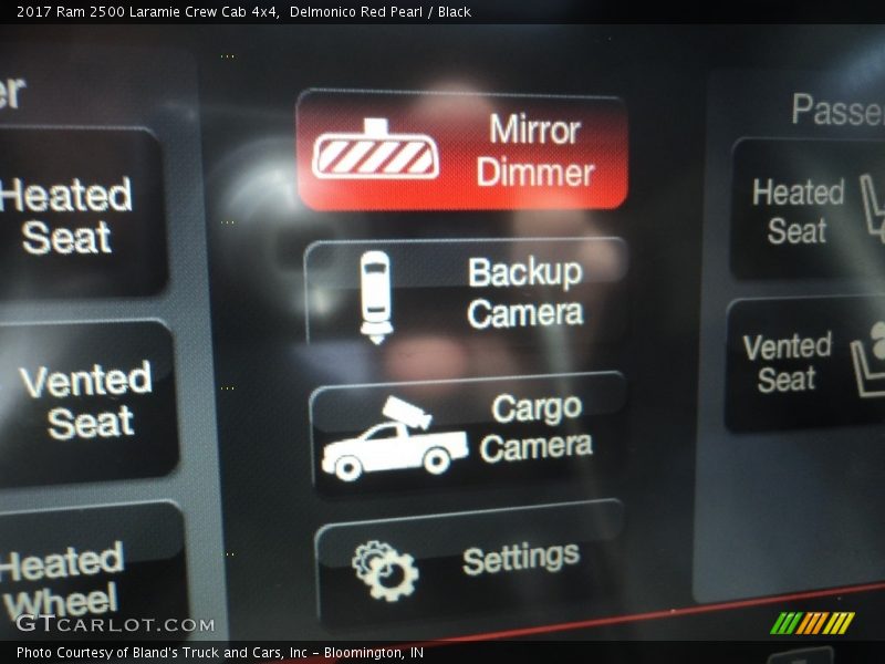 Delmonico Red Pearl / Black 2017 Ram 2500 Laramie Crew Cab 4x4