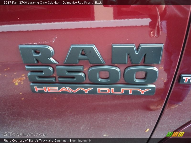 Delmonico Red Pearl / Black 2017 Ram 2500 Laramie Crew Cab 4x4