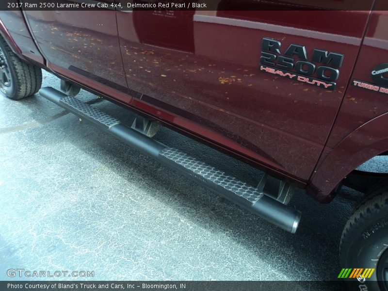 Delmonico Red Pearl / Black 2017 Ram 2500 Laramie Crew Cab 4x4