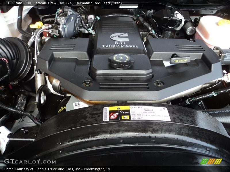Delmonico Red Pearl / Black 2017 Ram 2500 Laramie Crew Cab 4x4
