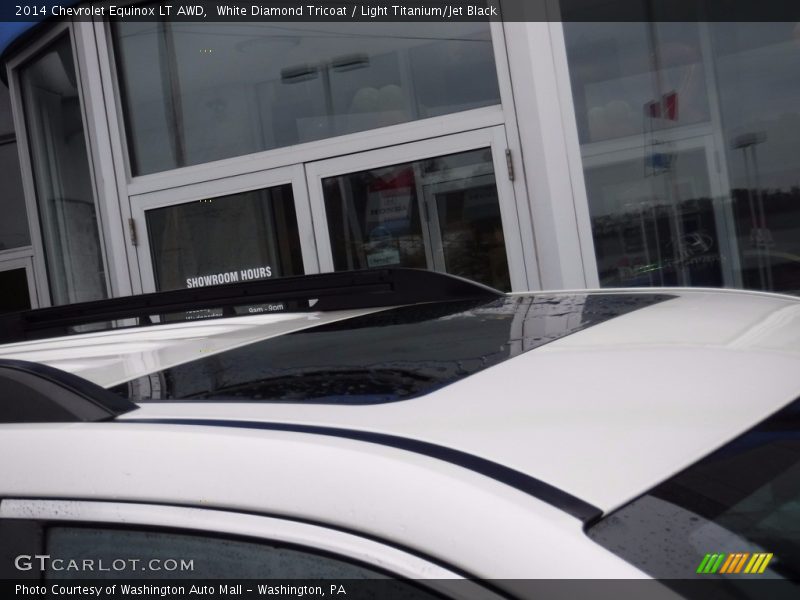 White Diamond Tricoat / Light Titanium/Jet Black 2014 Chevrolet Equinox LT AWD