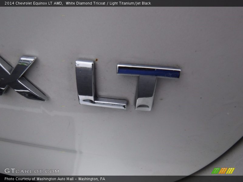 White Diamond Tricoat / Light Titanium/Jet Black 2014 Chevrolet Equinox LT AWD