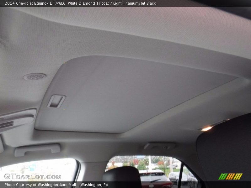 White Diamond Tricoat / Light Titanium/Jet Black 2014 Chevrolet Equinox LT AWD