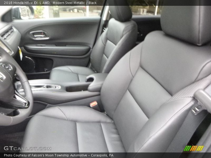 Modern Steel Metallic / Black 2018 Honda HR-V EX-L AWD