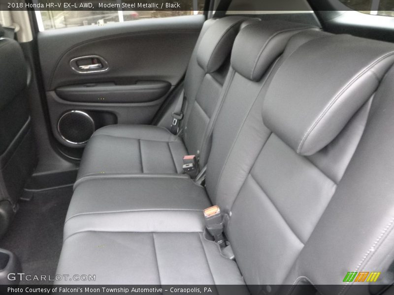 Modern Steel Metallic / Black 2018 Honda HR-V EX-L AWD