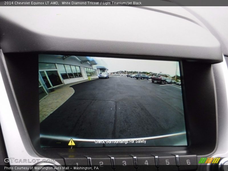 White Diamond Tricoat / Light Titanium/Jet Black 2014 Chevrolet Equinox LT AWD