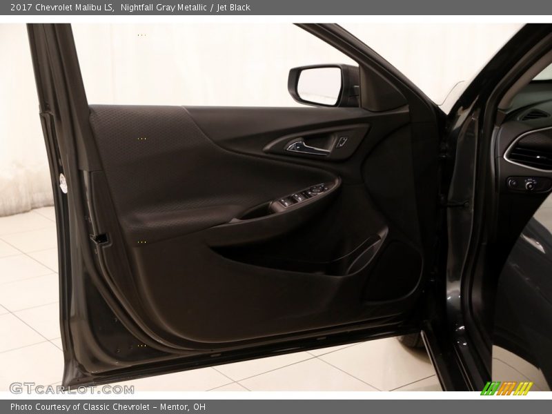 Nightfall Gray Metallic / Jet Black 2017 Chevrolet Malibu LS