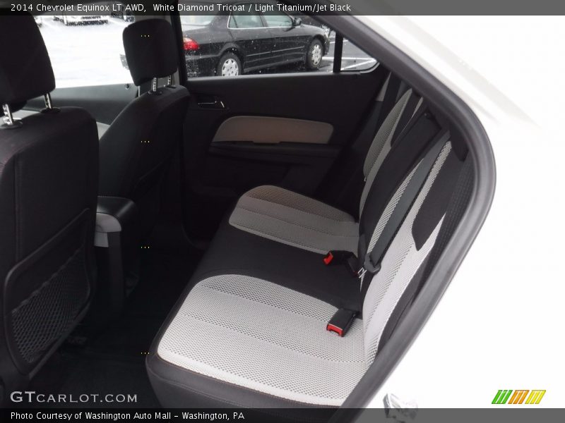 White Diamond Tricoat / Light Titanium/Jet Black 2014 Chevrolet Equinox LT AWD