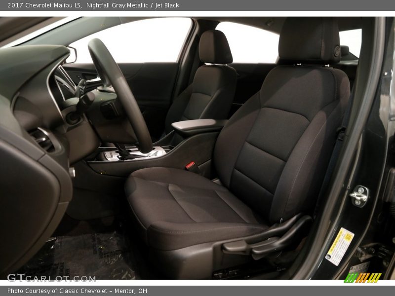 Nightfall Gray Metallic / Jet Black 2017 Chevrolet Malibu LS