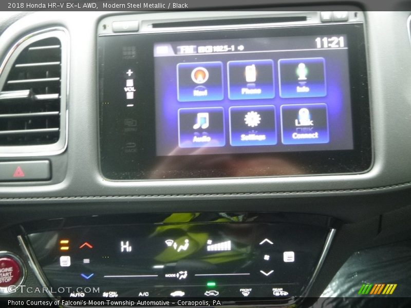 Modern Steel Metallic / Black 2018 Honda HR-V EX-L AWD