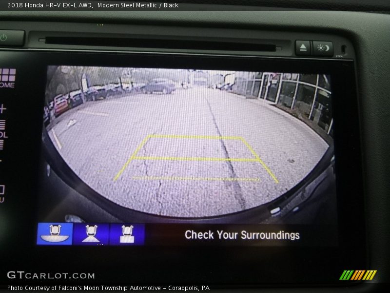 Modern Steel Metallic / Black 2018 Honda HR-V EX-L AWD