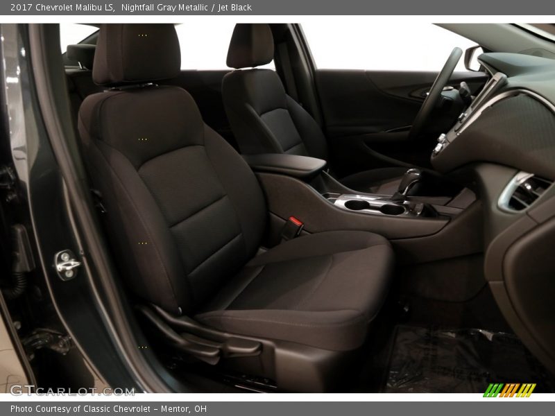 Nightfall Gray Metallic / Jet Black 2017 Chevrolet Malibu LS