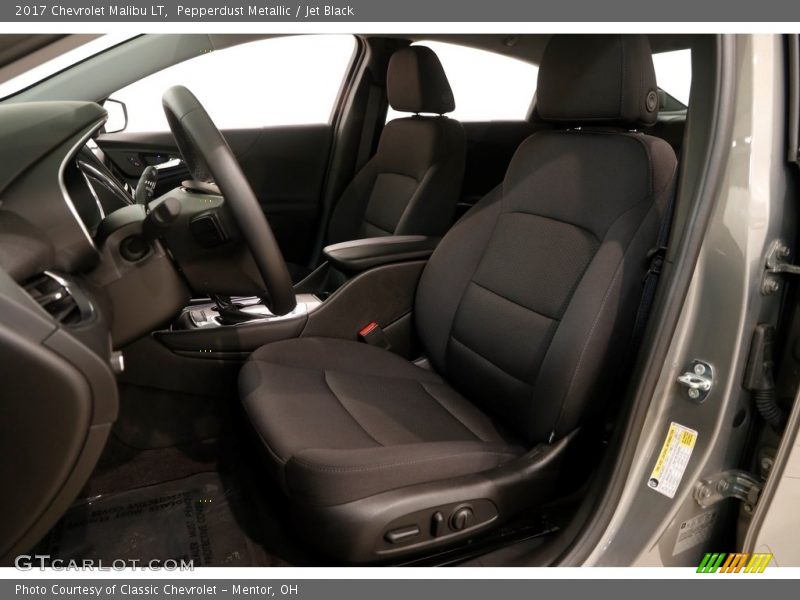 Pepperdust Metallic / Jet Black 2017 Chevrolet Malibu LT